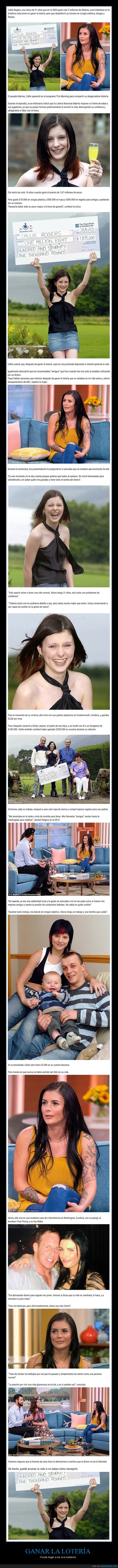 callie rogers,lotería,dinero,maldición